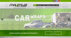 Desktop Screenshot of maximusprinting.com