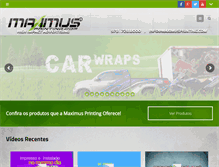 Tablet Screenshot of maximusprinting.com